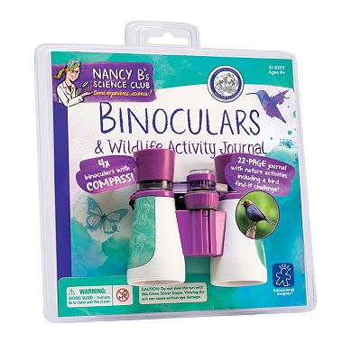 Educational Insights Nancy B's Binoculars & Wildlife Activity Journal Set