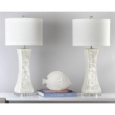 Safavieh 2-piece Concave Table Lamp Set