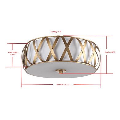 Safavieh Charing Flush Ceiling Light