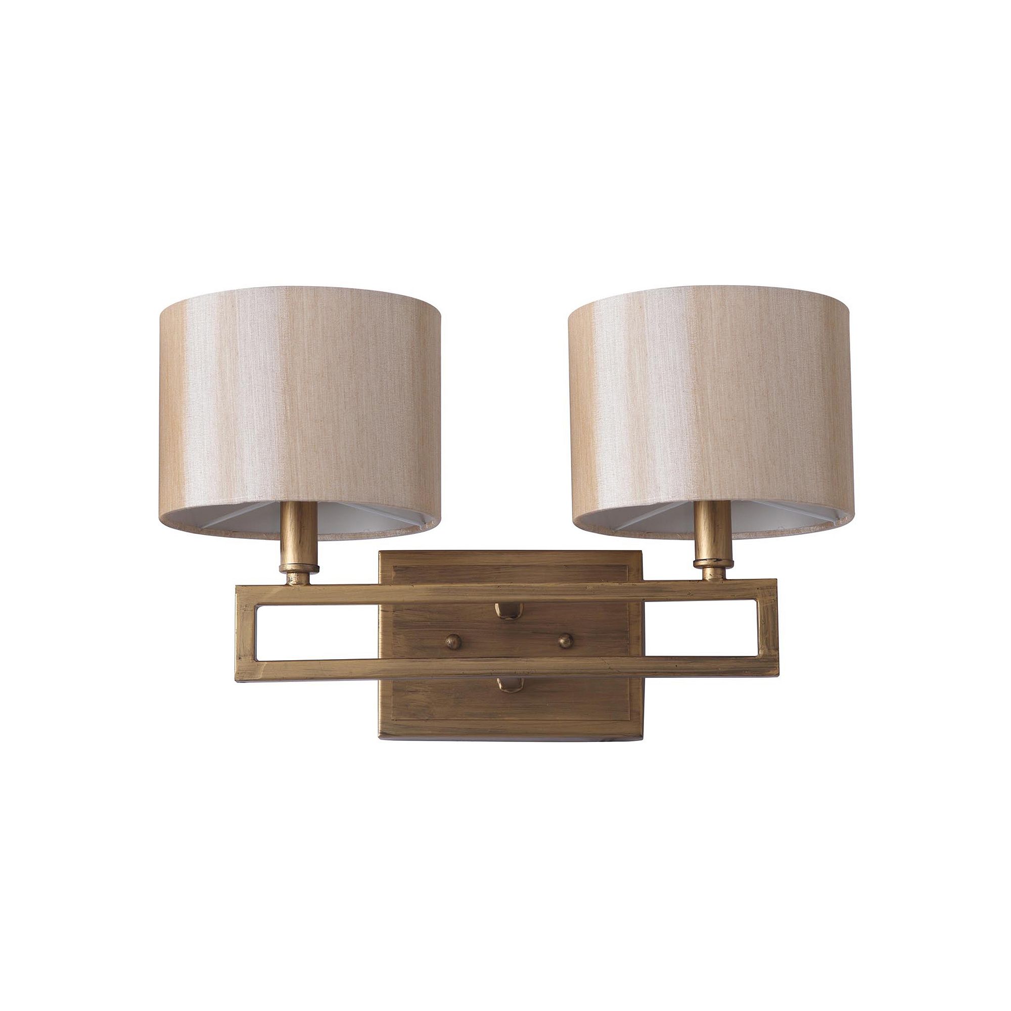Safavieh Catena Double Light Sconce, Antique Gold