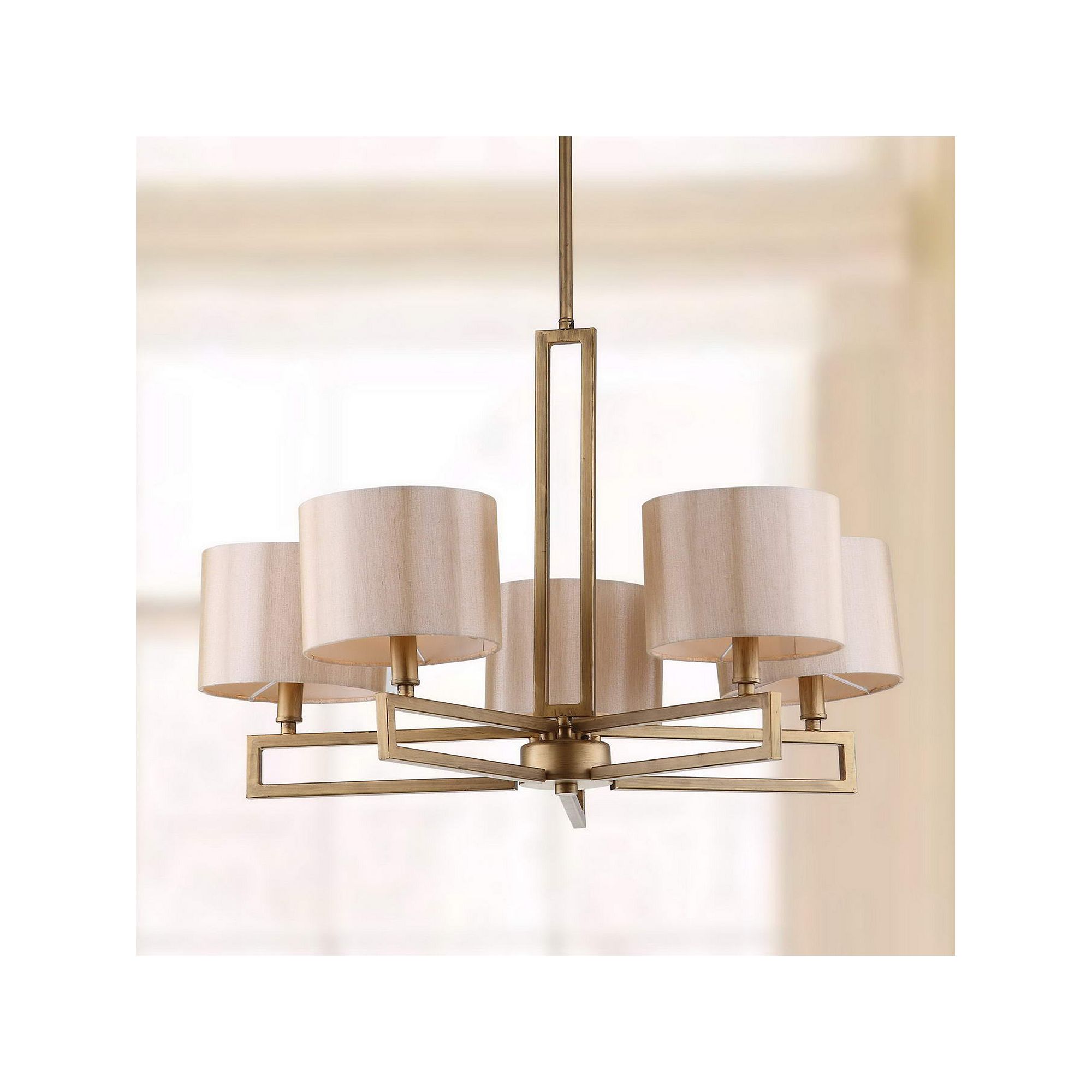 Safavieh Catena Chandelier, Antique Gold