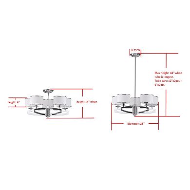 Safavieh Lenora Drum Pendant Light
