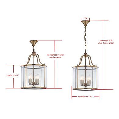 Safavieh Sutton Place Medium Pendant Light