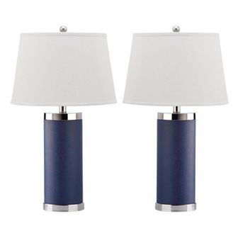 Safavieh 2 pc Column Table Lamp Set