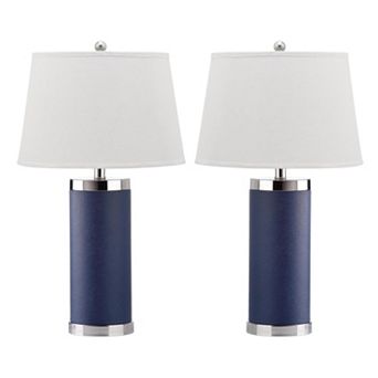Safavieh 2 pc Column Table Lamp Set