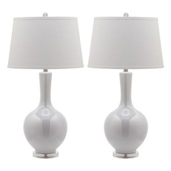 Safavieh 2 pc Blanche Gourd Lamp Set