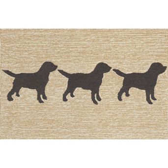 Liora Manne Frontporch Doggies Indoor Outdoor Rug