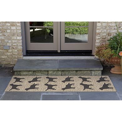 Liora Manne Frontporch Doggies Indoor Outdoor Rug