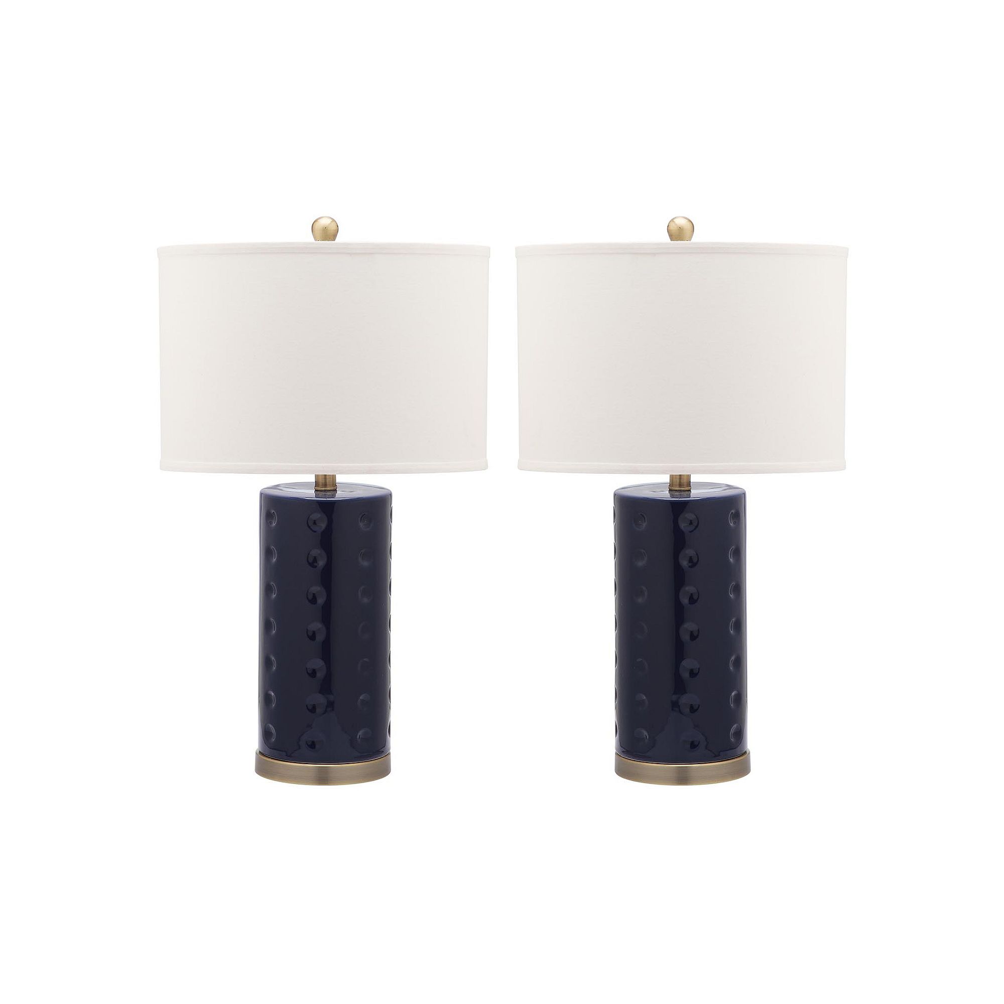 Safavieh 2-piece Roxanne Table Lamp Set, Blue
