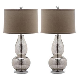 Safavieh 2 pc Mercurio Double Gourd Lamp Set