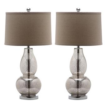 Safavieh 2 pc Mercurio Double Gourd Lamp Set
