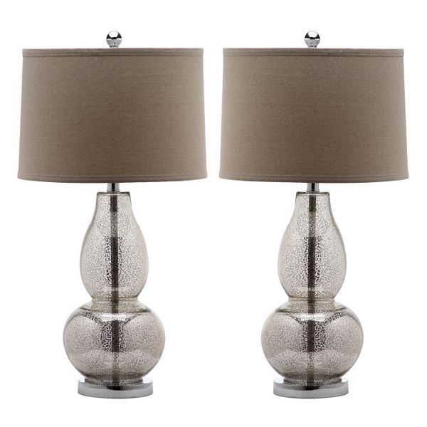 Safavieh 2-piece Mercurio Double Gourd Lamp Set