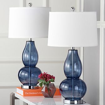 Safavieh 2 pc Mercurio Double Gourd Lamp Set
