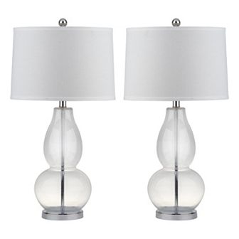 Safavieh 2 pc Mercurio Double Gourd Lamp Set