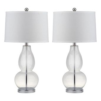 Safavieh 2 pc Mercurio Double Gourd Lamp Set