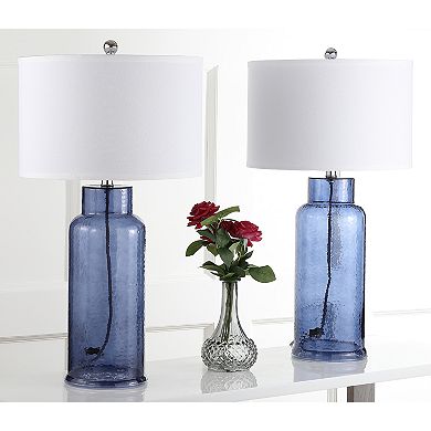 Safavieh 2-piece Bottle Glass Table Lamp