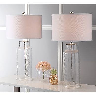 Safavieh 2-piece Bottle Glass Table Lamp