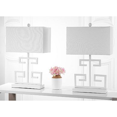 Safavieh 2-piece Greek Key Table Lamp Set