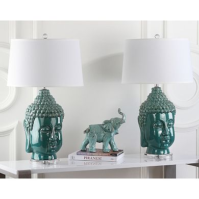 Safavieh 2-piece Serenity Buddha Table Lamp Set