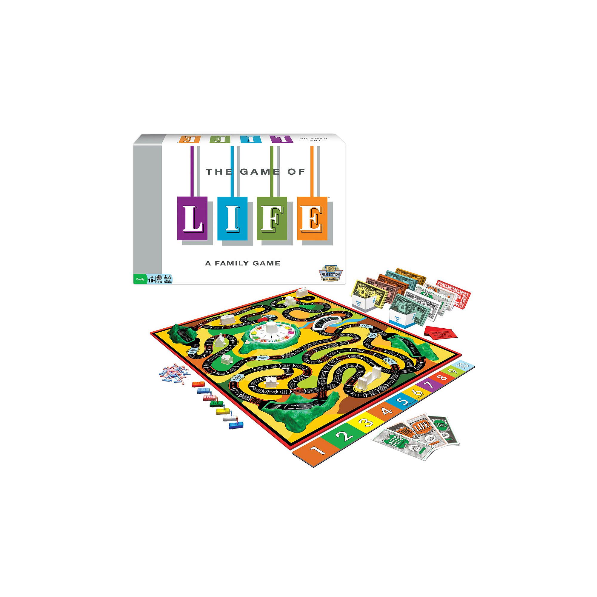 The Game of Life Classic Edition by Winning Moves, Multi