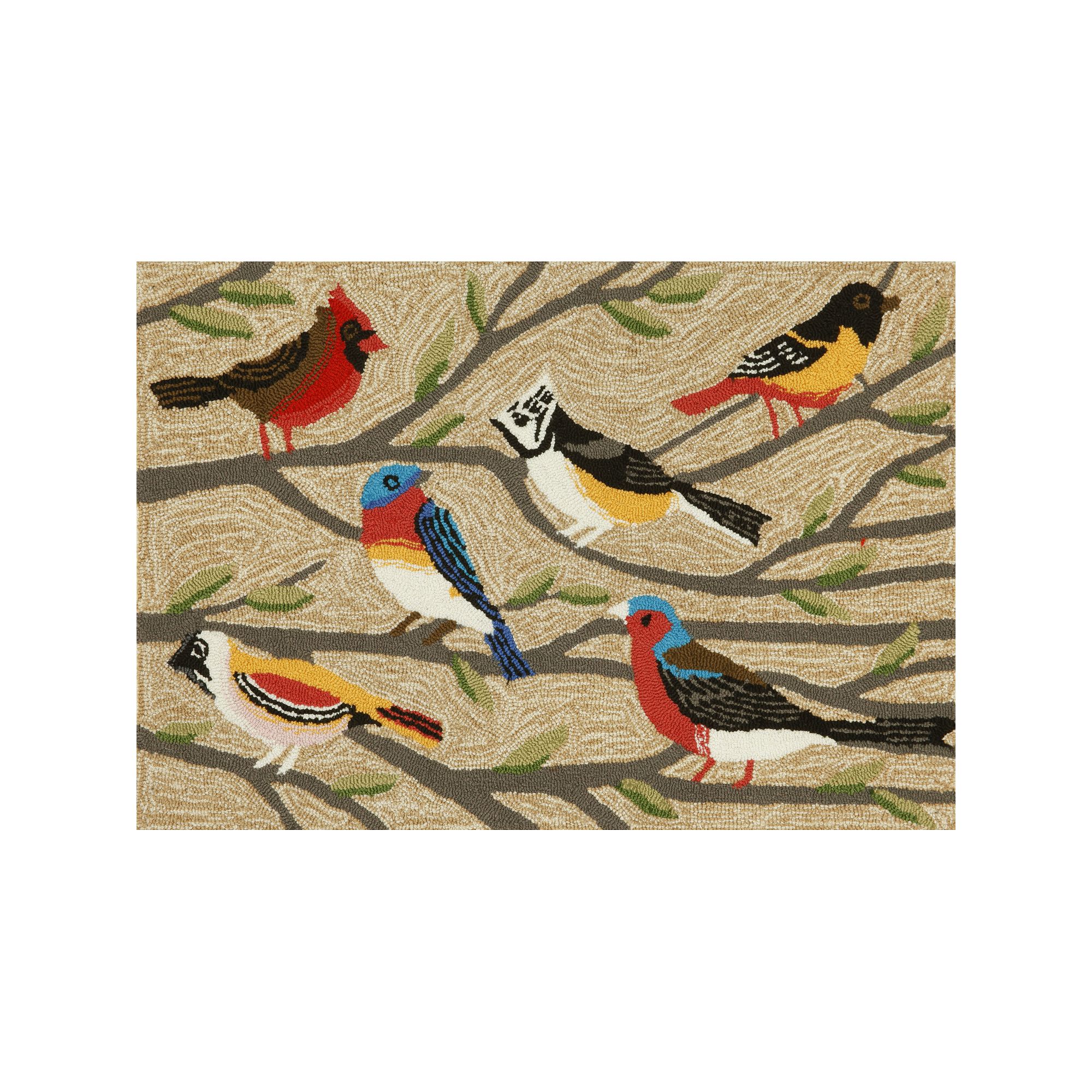 Liora Manne Birds Indoor / Outdoor Rug, Multi