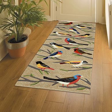 Liora Manne Frontporch Birds Indoor Outdoor Rug