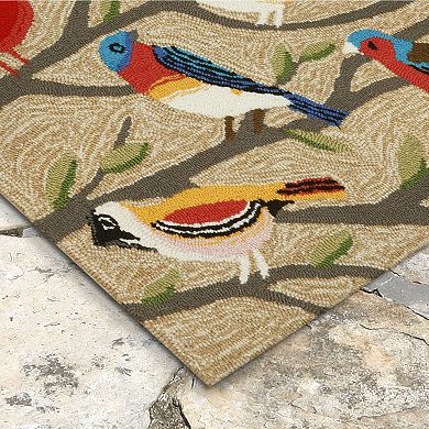 Liora Manne Frontporch Birds Indoor Outdoor Rug