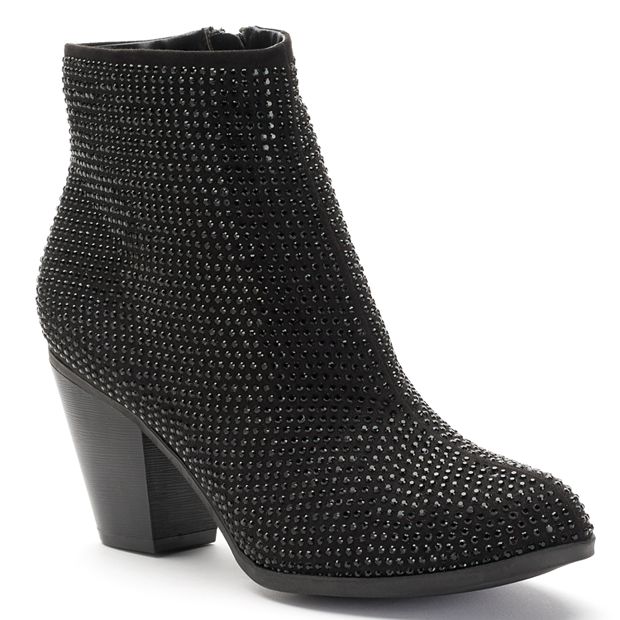 Juicy Couture Women s Rhinestone Ankle Boots