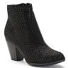 Juicy Couture Women's Rhinestone Ankle Boots