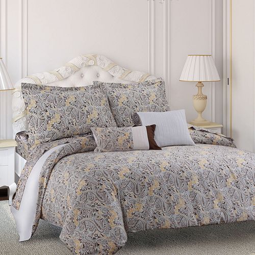 Fiji 300-Thread Count Egyptian Cotton Sateen 5-pc. Duvet Cover Set