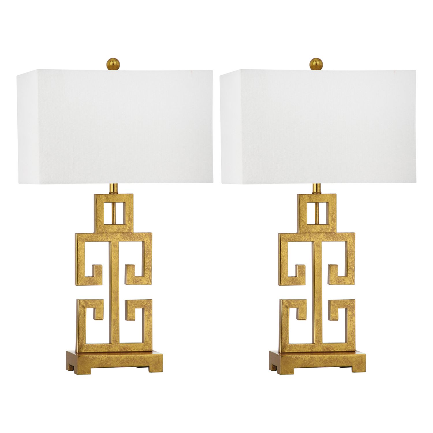 greek key table lamp