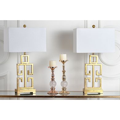 Safavieh 2-piece Greek Key Table Lamp Set