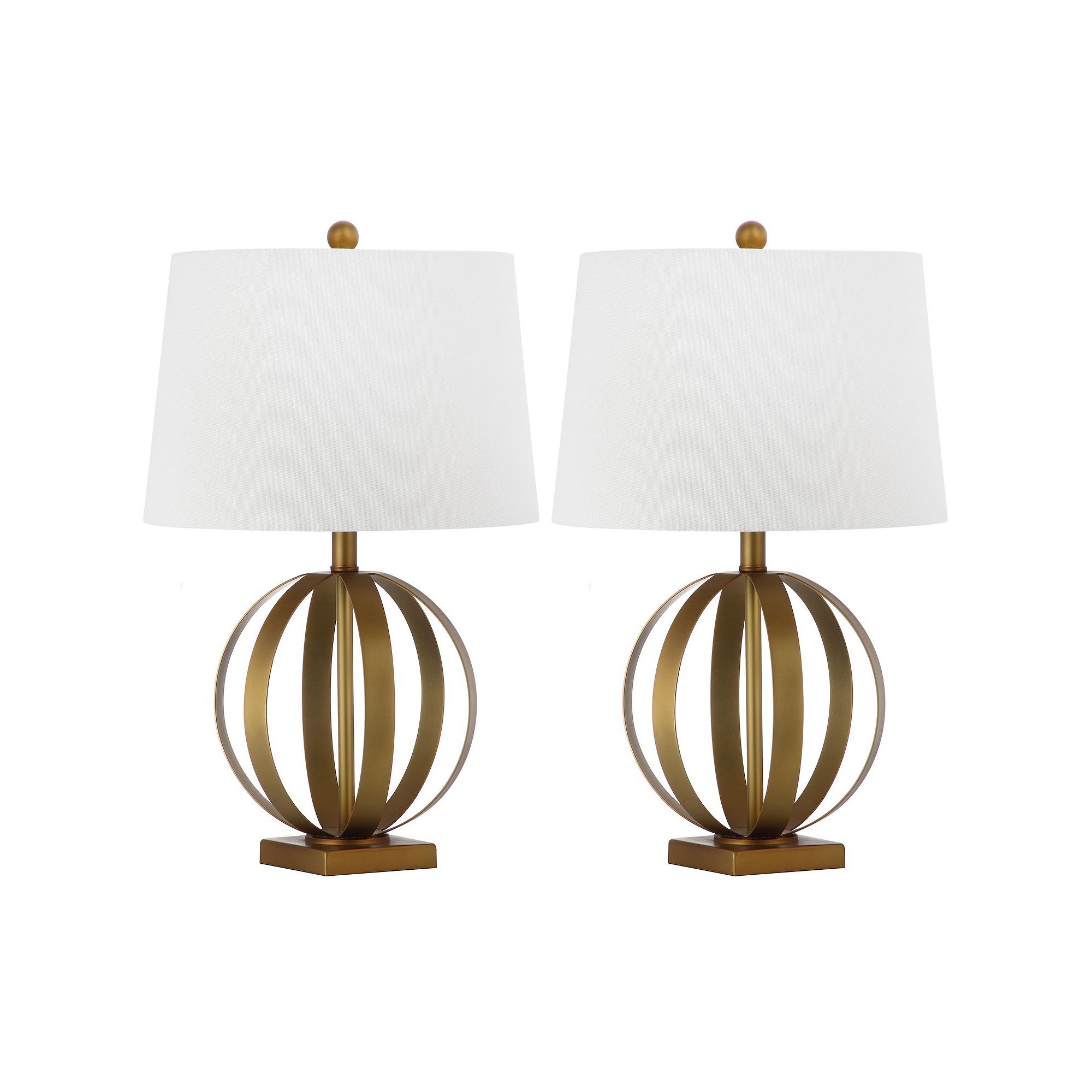 Safavieh 2-piece Euginia Sphere Table Lamp Set, Gold