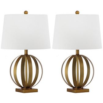 Safavieh 2 pc Euginia Sphere Table Lamp Set