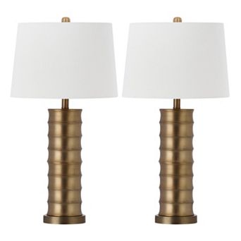 Safavieh 2 pc Linus Column Table Lamp Set