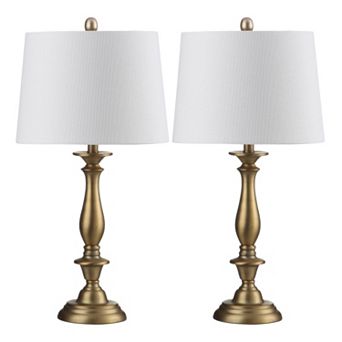 Safavieh 2 pc Brighton Candlestick Table Lamp Set