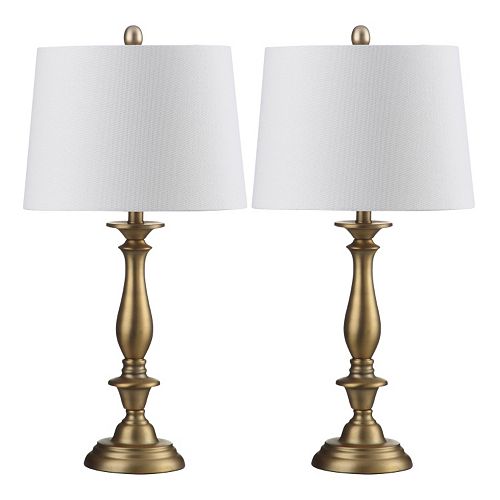 Safavieh 2piece Brighton Candlestick Table Lamp Set
