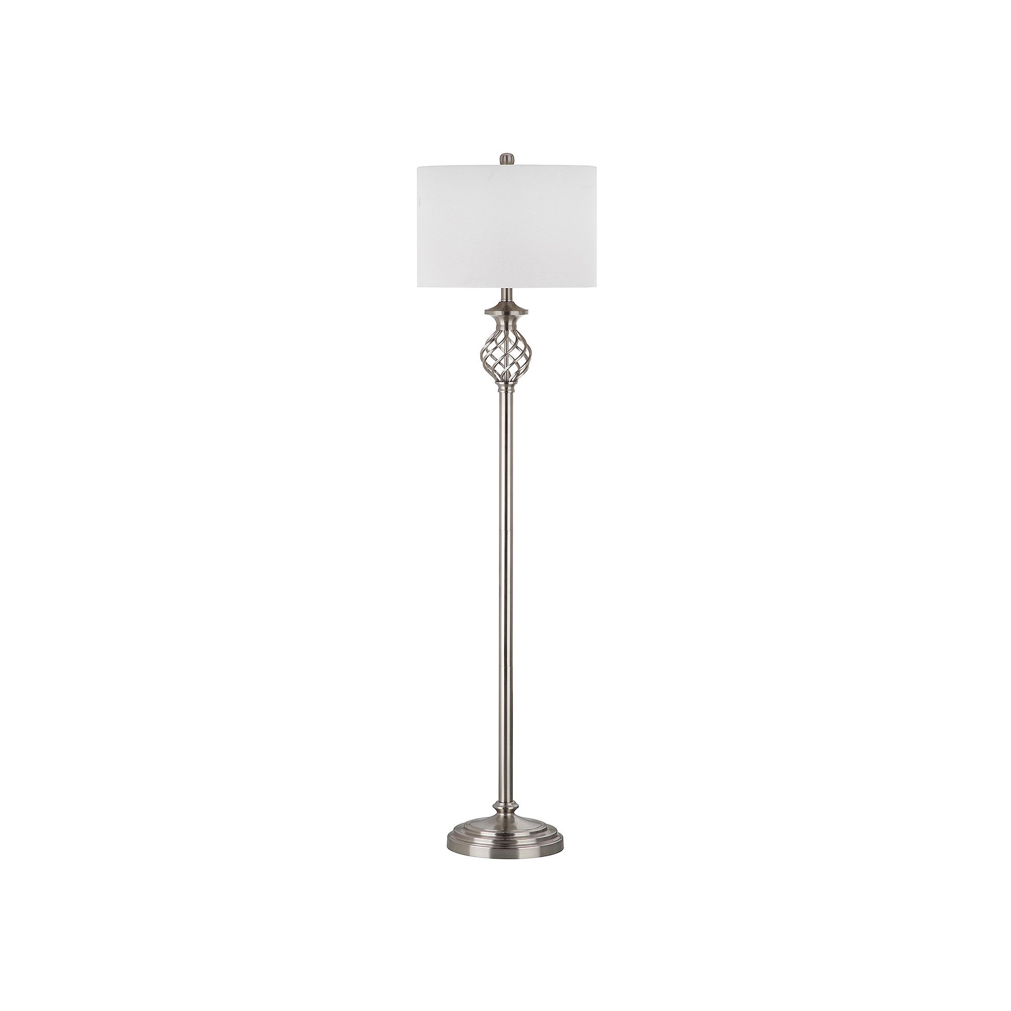 Safavieh Sophia Floor Lamp, Nickel