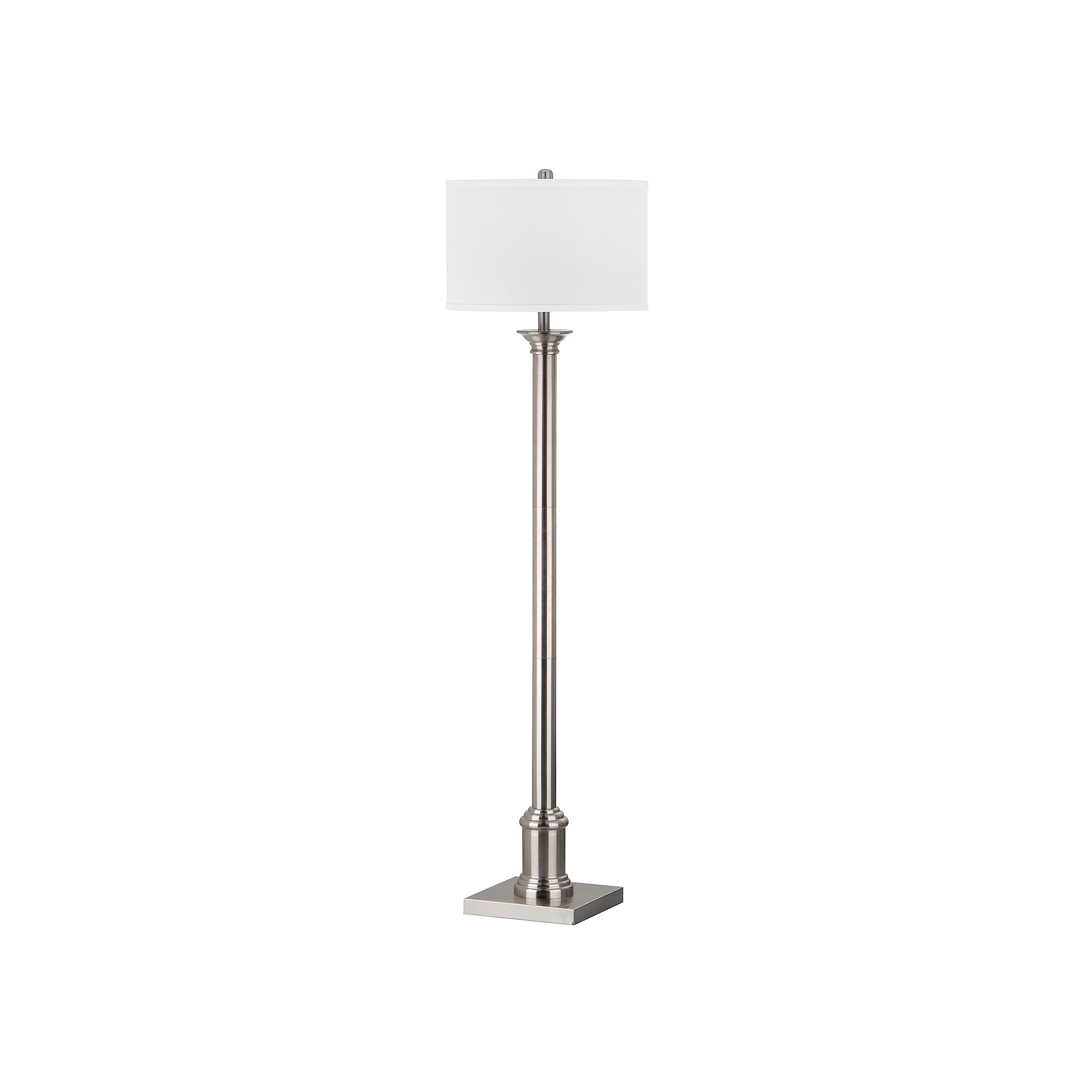 Safavieh Livia Floor Lamp, Nickel