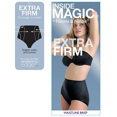 Naomi & Nicole® Extra-Firm Control Shapewear Inside Magic® Waistline Brief 7924