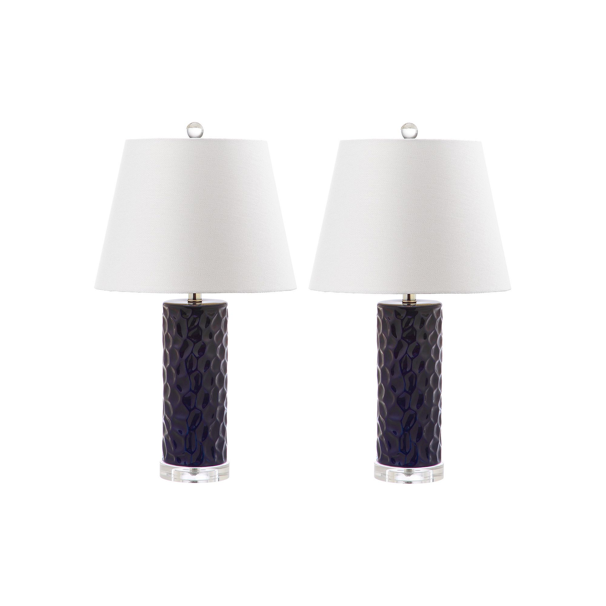 Safavieh Dixon 2-piece Table Lamp Set, Blue