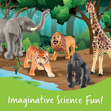 Learning Resources 5-pc. Jumbo Jungle Animals 