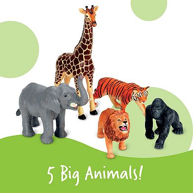 Learning Resources 5-pc. Jumbo Jungle Animals 