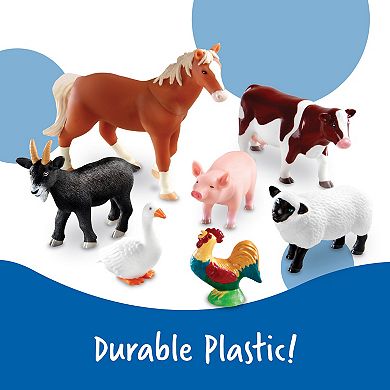 Learning Resources 7-pc. Jumbo Farm Animals