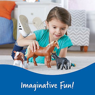 Learning Resources 7-pc. Jumbo Farm Animals