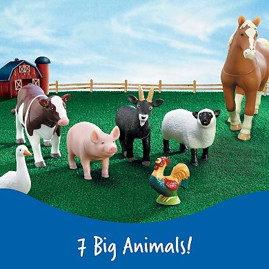 Learning Resources 7-pc. Jumbo Farm Animals