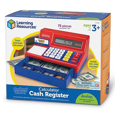 Learning Resources Pretend & Play Calculator Cash Register