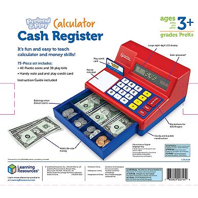 Learning Resources Pretend & Play Calculator Cash Register