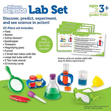 Learning Resources Primary Science Lab STEM Activity Set