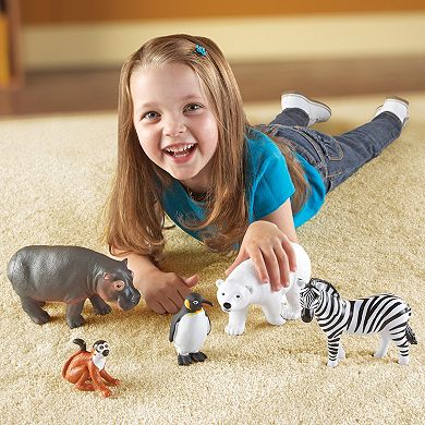 Learning Resources 5-pc. Jumbo Zoo Animals